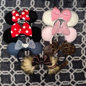 (SOLD) Bundle set of Stylish Mouse Ear Headbands